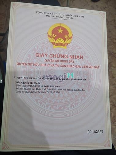 Hình ảnh Bán đất rìa trung tâm thành phố Pleiku, đất 2 mặt tiền giá rẽ