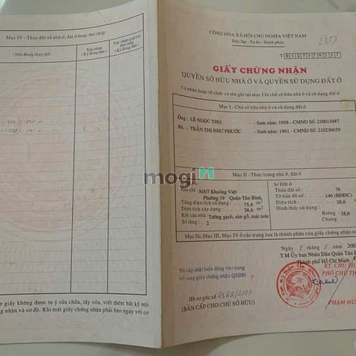 Hình ảnh Bán nhà hẻm Đường Khuông Việt, Quận Tân Phú, 4x9,65m, giá 4,8 tỷ
