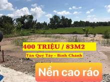 Hình ảnh ĐẤT 400 triệu 83m2 ngay tại UBND Tân Quý Tây, Bình Chánh