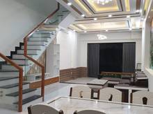 Hình ảnh Nhà mới đẹp 2 lầu, sân thượng HXH 6m