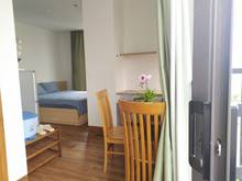 Hình ảnh Cho thuê CH studio góc 2 MT 2 ban công view biển-phố,Full nội thất giá