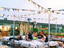 Hình ảnh cho thuê mặt bằng đẹp láng hạ làm cafe ô góc chân đế khách sạn