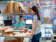 Hình ảnh Kho Hàng Diện Tích Thuê Nhỏ-Lớn, Có Khung Kệ, 10 NV & Hệ Thống Quản Lý