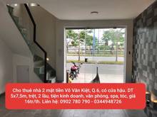 Hình ảnh Chính chủ cho thuê hoặc bán nhà 2 mặt tiền Võ Văn Kiệt, quận 6