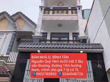 Hình ảnh Bán nhà hẻm đường Nguyễn Quý Yêm, phường An Lạc, Quận Bình Tân