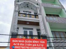 Hình ảnh Nhà bán chính chủ Bình Tân trệt 2 lầu giá 6,2 tỷ