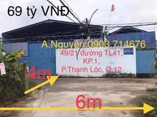 Hình ảnh Chính chủ bán nhà xưởng 49/xx đường TL41. KP.1, Phường Thạnh Lộc Q. 12