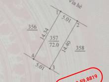 Hình ảnh Đất DV đường 32, TT Trạm Trôi, Hoài Đức, sổ đỏ CC , TT hành chính
