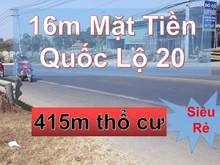 Hình ảnh Bán Đất Định Quán Mặt Tiền Quốc Lộ 20 có 400m Thổ Cư 1800m2