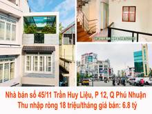 Hình ảnh Nhà bán số 45/11 Trần Huy Liệu, P 12, Q Phú Nhuận cho thuê 18 triệu