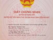 Hình ảnh Gia đình tôi bán 3 mảnh đất SDCC tại Đông Anh, tôi đăng ảnh sổ đỏ và