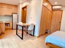 Hình ảnh Studio đủ đồ cho tại nghĩa tân gần Nguyễn Đình Hoàn, có ban công lớn