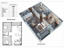 Hình ảnh Bán căn 2PN Chung cư cao cấp UDIC Westlake Tây Hồ giá chỉ 3.2 tỷ