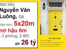 Hình ảnh Bán nhà mặt tiền Nguyễn Văn Luông 5x20m, quận 6, giá 26 tỷ