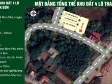 Hình ảnh chính chủ cần bán 3 lô nền giá rẻ ,Thanh Sơn ,Minh Phú , sóc Sơn 600tr