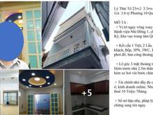 Hình ảnh Quận 10 - Lý Thái Tổ - 3.5 x 7 - 3 tầng - hẻm ba gác - 3.6 tỷ