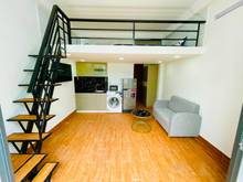Hình ảnh Căn Hộ cho thuê Phú Nhuận, studio, duplex, Full NT, Bếp, cửa sổ thoáng