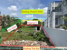 Hình ảnh Bán Nền đất Xã Phạm Văn Hai, Đường Thanh Niên 210m2. Giá 17tr/m2