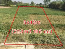Hình ảnh Bán 220m2 đất thổ cư. Diện tích 5 x 44. Đường 7 m. Giá 1tỷ2 sổ hồng