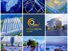 Hình ảnh Khu đô thị ven sông vạn phát sông hậu tại thị trấn mái dầm hậu giang
