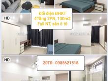 Hình ảnh Cho thuê nhà 4 tầng gần ĐHKT, Mỹ An, 7PN 6WC full NT hiện đại