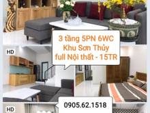 Hình ảnh Cho thuê nhà 3 tầng 5PN full NT gần Minh Mạng chỉ 15tr