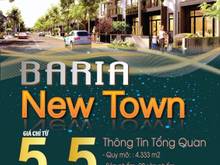 Hình ảnh Bán đất nền dự án Baria New Town - Châu đức, giá chỉ 5.5tr/m2