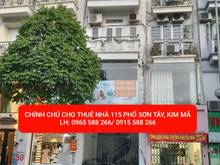 Hình ảnh Chính chủ cho thuê văn phòng quận Ba Đình