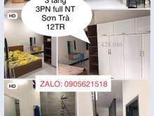 Hình ảnh Cho thuê nhà Khu biển Sơn Trà 3 tầng 3PN full NT