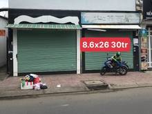 Hình ảnh Mặt Bằng siêu đẹp 8.6x26 mặt tiền đuờng lớn Q9. Giá 30triệu/tháng