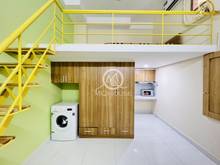 Hình ảnh Duplex xịn xò có máy giặt riêng.