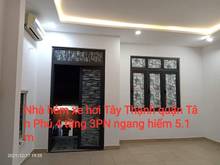 Hình ảnh Hẻm xe hơi 4 tầng 3PN ngang 5.1m Lê Trọng Tấn Tây Thạnh Tân Phú