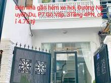 Hình ảnh Bán nhà gần hẻm xe hơi, Đường Nguyễn Du, P7 Gò Vấp, 3Tầng 4PN, chỉ 4.7