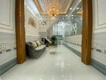 Hình ảnh Nhà mới xinh đẹp hẻm Lê Trực, Chủ tặng toàn bộ nội thất gỗ sang trọng.