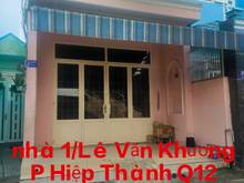 Hình ảnh Bán đất tặng căn nhà cấp 4 1/ lê văn khương 4,4 x 18 giá 4,35 tỷ tl