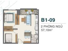 Hình ảnh Bán Trang Chủ MB66.COM / Đăng Ký Tặng 66K Q7 Boulevard 57m2 kết cấu gồm 2 phòng ngủ. A0757699