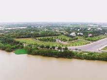 Hình ảnh Lô góc 2 MT  Khu Biệt Thư Ven Sông Vàm Cỏ Tây- P6- Tp. Tân An- Long An