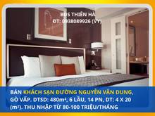 Hình ảnh Bán Khách Sạn Kinh Doanh Gò Vấp, 80m2, dòng tiền 80-100 tr hằng tháng