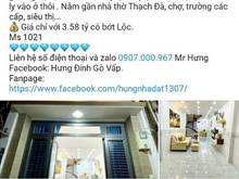 Hình ảnh Căn Nhà phố 2 tầng đường Phạm Văn chiêu F9 GÒ VẤP