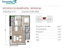 Hình ảnh Chỉ từ 700 tr ở căn 2 PN Eurowindow River Park view sông Đuống