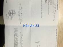 Hình ảnh bán lô đất mặt tiền hòa an 23 vi tri qa đêp