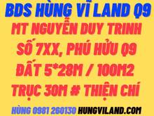 Hình ảnh BDS HVL MT Nguyễn Duy Trinh, Q9, Vuông vắn: 140M2 (5X28) , Giá: 21 Tỷ