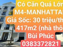 Hình ảnh giá thuê rẻ và diện tích lớn của biệt thự song lập.Hàng hiếm