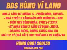Hình ảnh BDS Hùng Vĩ Land Nhà 3 tầng MT đường Số 4 - Phước Bình, TP. Thủ Đức.