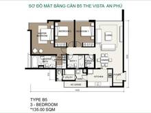 Hình ảnh Chung cư The Vista An Phú 135m² 3PN Giá 6,5tỷ