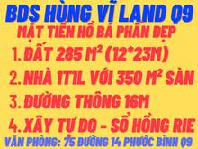 Hình ảnh BDS Hùng Vĩ Land ĐẸP !MT Hồ Bá Phấn, 285 m² (12*32m), giá 32 tỷ