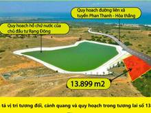 Hình ảnh Bán 13899m2 view hồ rạng đông và mặt tiền liên xã (QH-tương lai)