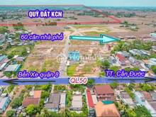 Hình ảnh Mặt tiền QL50 nằm liền kề với hành chính huyện Cần Giuộc. Đã có sổ