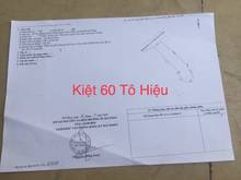 Hình ảnh bán lô đât kiệt 60 tô hiệu cách mặt tiền 40m