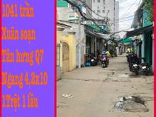 Hình ảnh nhà bán chính chủ 1 trệt 1 lầu ngang 4x10 1041 trần xuân soạn Q7